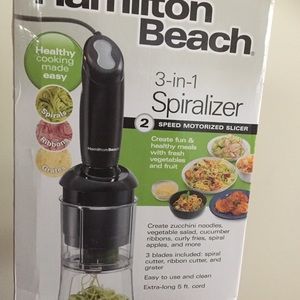 Hamilton Beach 3-in-1 Spiralizer